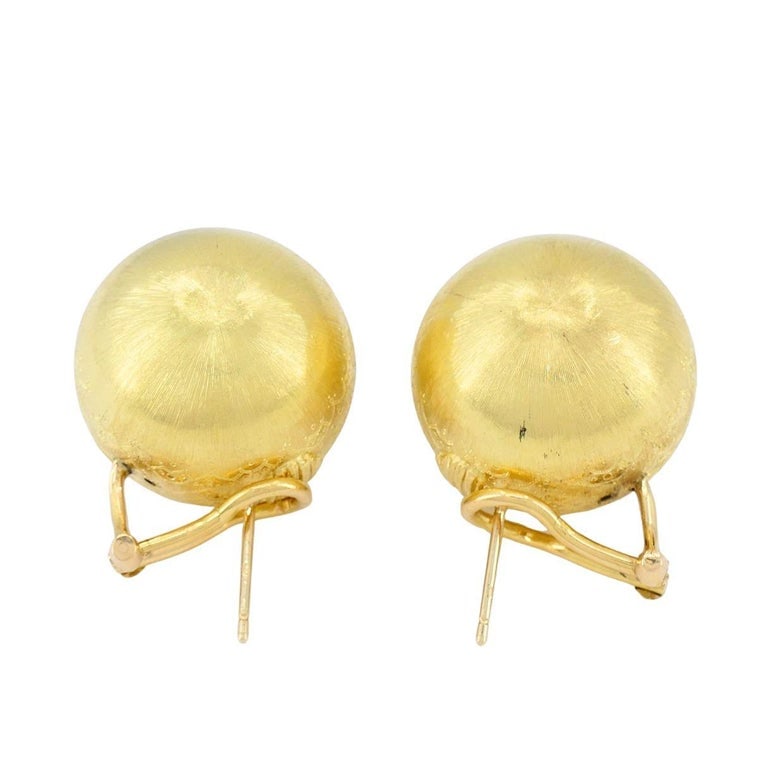 Vintage Buccellati 18k Gold Ball Earrings - 13