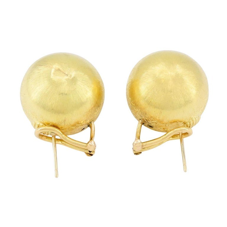 Vintage Buccellati 18k Gold Ball Earrings - 14