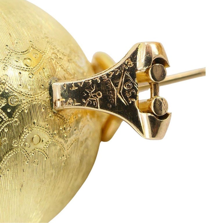 Vintage Buccellati 18k Gold Ball Earrings - 8