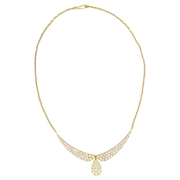 Vintage Van Cleef & Arpels Diamond Necklace 18k Gold (1 of 11)