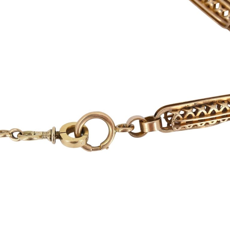Vintage Coral Figa Pendant 14k Gold Toggle Chain Necklace - 10