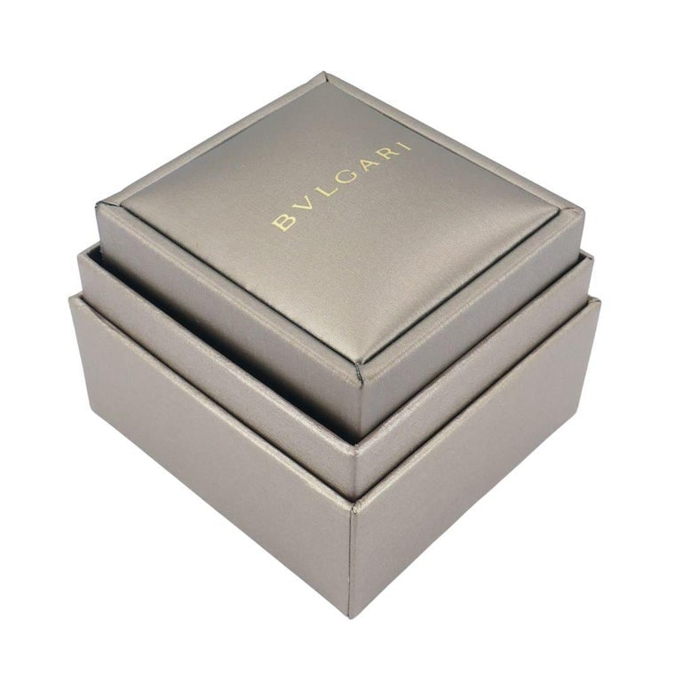 Bvlgari Yellow Sapphire Platinum Eternity Band Ring - 4