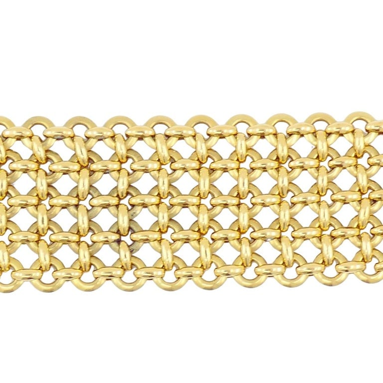 Cartier Penelope Bracelet Double C 18k Gold Diamond Link Bracelet - 5