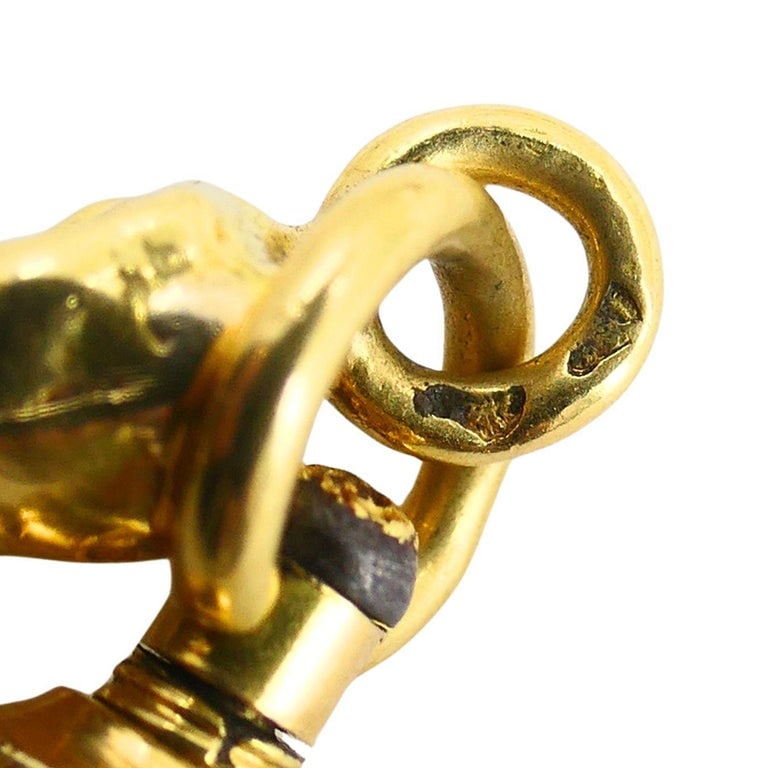 Victorian 18k Gold French Watch Chain Necklace - 10