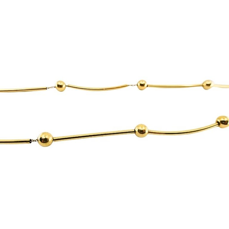 Opal Necklace 14k Gold Collar Necklace with Beads - 8