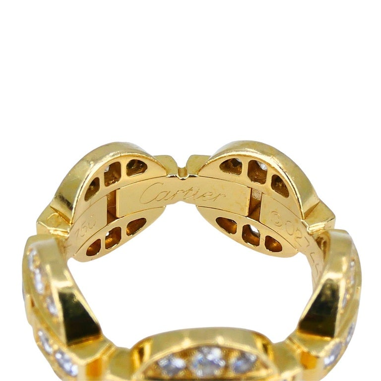 Cartier Himalia 18k Gold Diamond Band Ring - 11