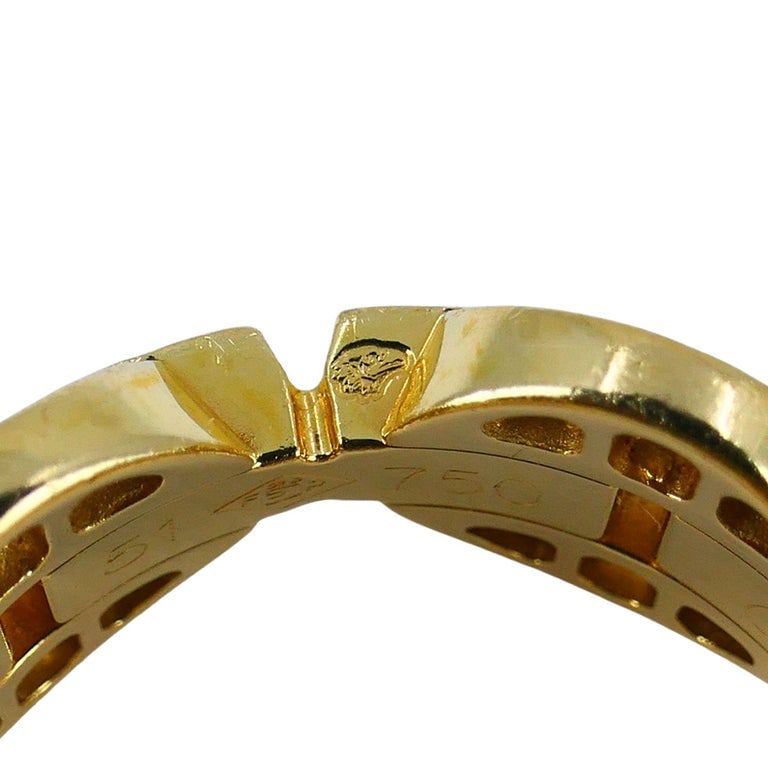 Cartier Himalia 18k Gold Diamond Band Ring - 12