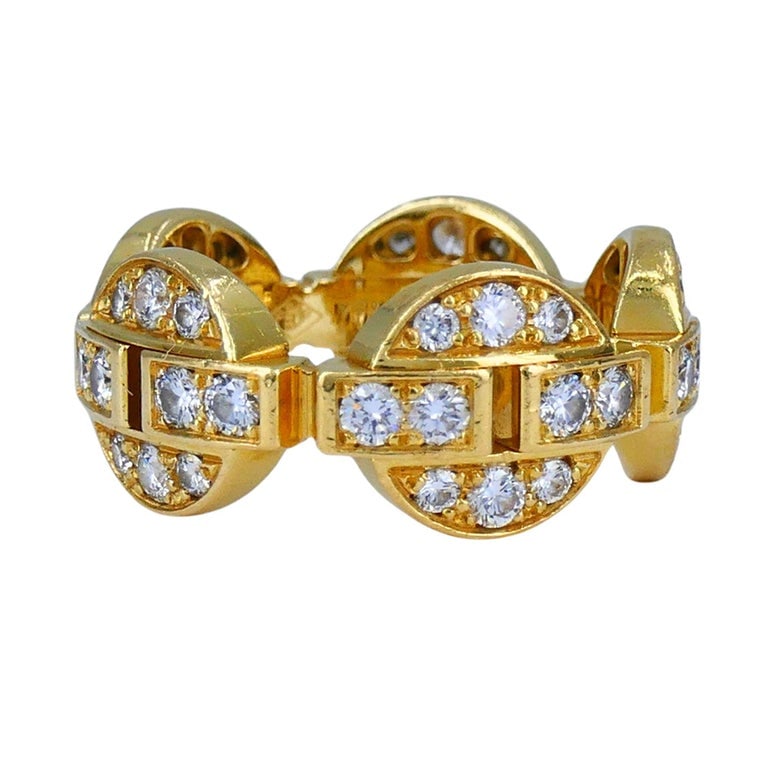 Cartier Himalia 18k Gold Diamond Band Ring - 5