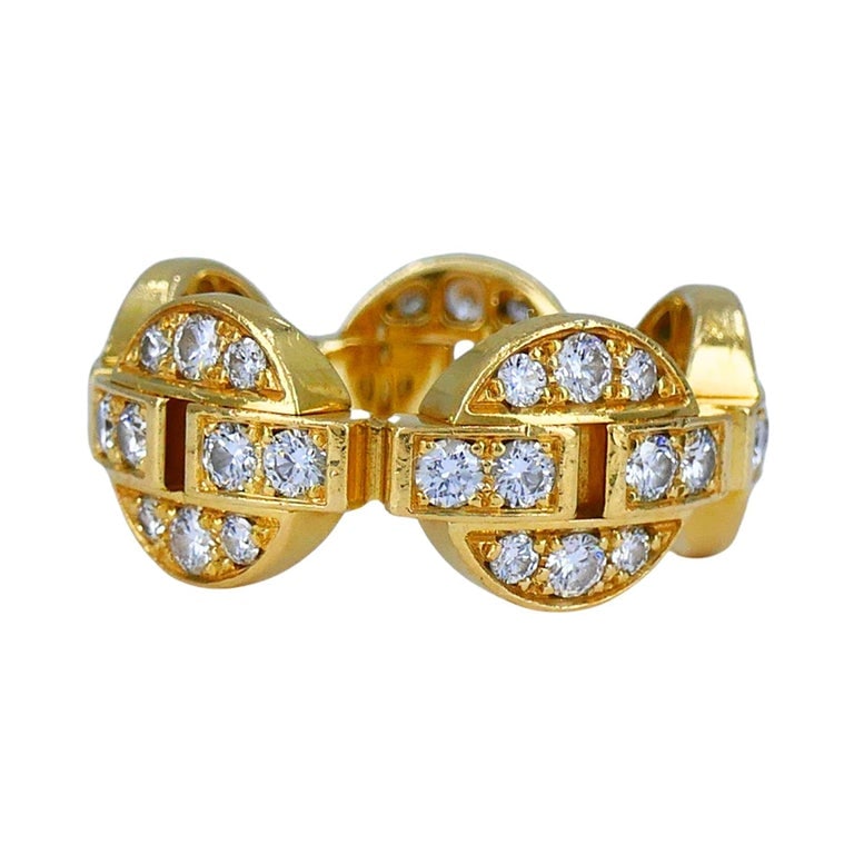 Cartier Himalia 18k Gold Diamond Band Ring - 6
