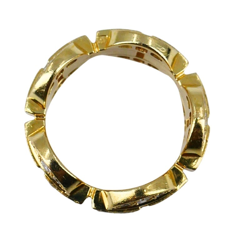Cartier Himalia 18k Gold Diamond Band Ring - 9