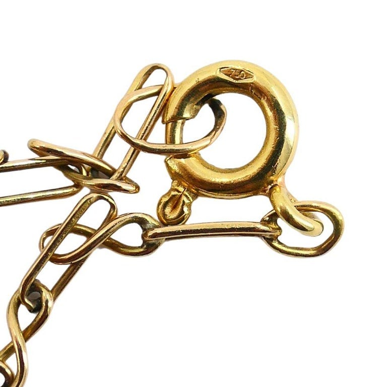 George Lederman 18k Gold Diamond Cancer Crab Pendant Necklace - 11