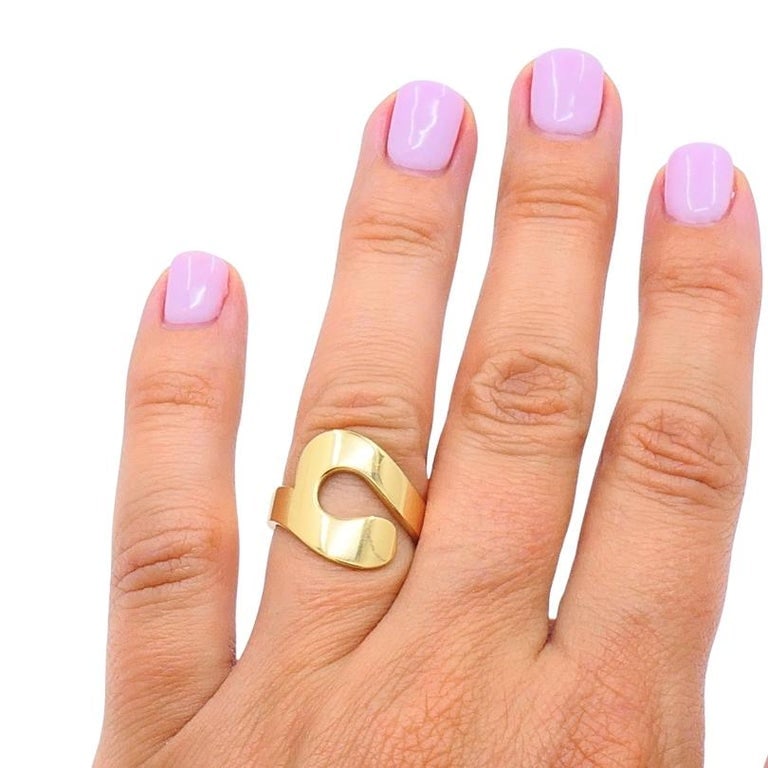 Cartier Paris 18k Gold Modernist Ring - 2