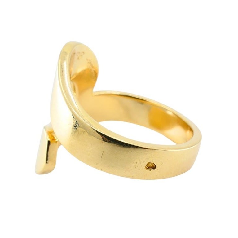 Cartier Paris 18k Gold Modernist Ring - 6