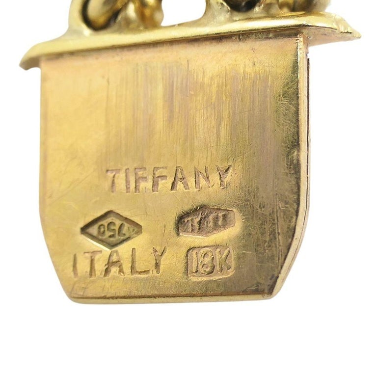 Vintage Tiffany & Co. 18k Gold Enamel Beaded Necklace - 11
