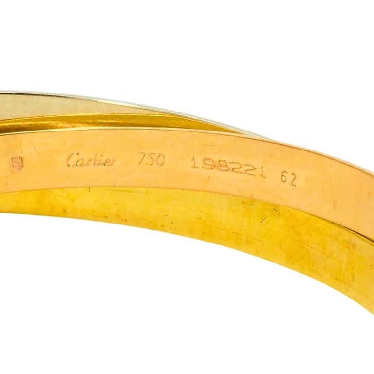 Cartier Trinity Bracelet 18k Yellow White Rose Gold Estate Jewelry - 6