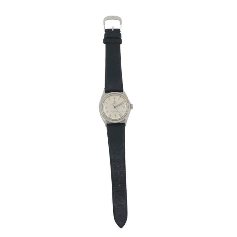 Vintage Rolex Oyster Perpetual 6084 Stainless Steel Wristwatch c. 1950s - 3