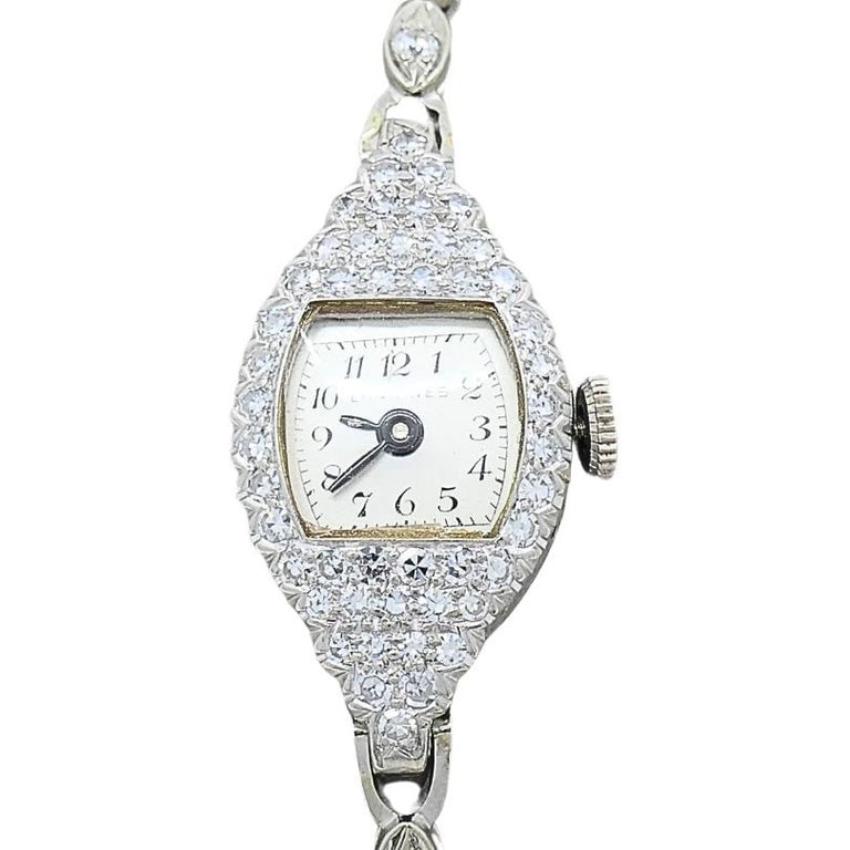 Longines Watch Art Deco Platinum Ladies Watch - 4