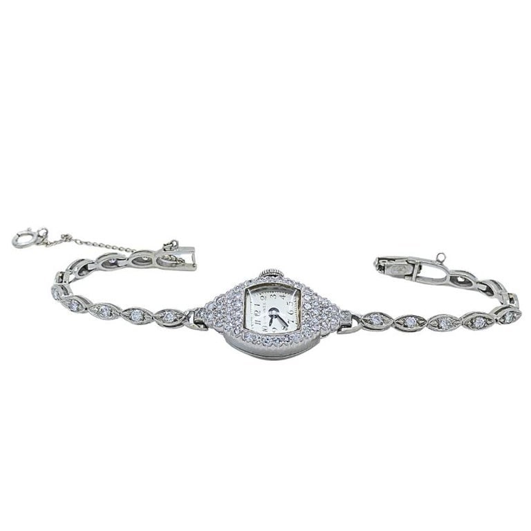 Longines Watch Art Deco Platinum Ladies Watch - 6