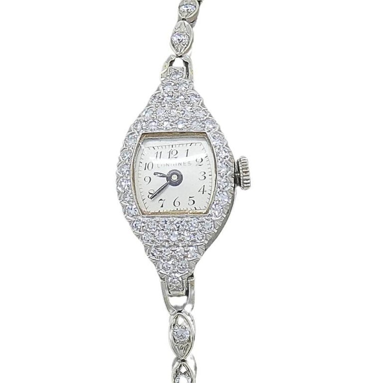 Longines Watch Art Deco Platinum Ladies Watch - 7