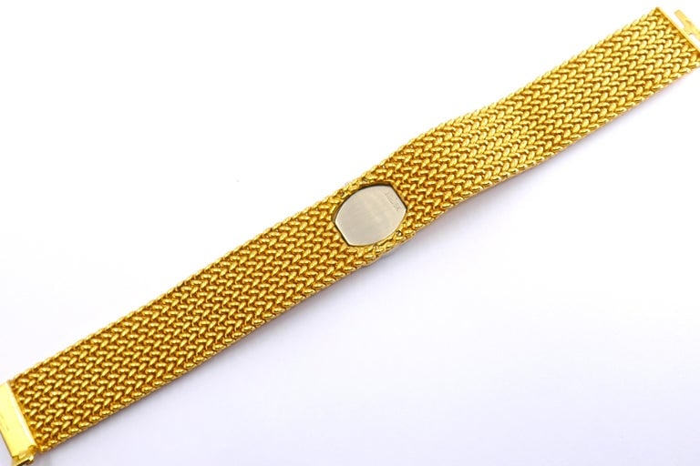 Vintage Cartier 18k Gold Diamond Braided Watch - 9
