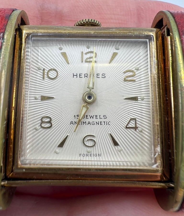 Vintage Hermes Travel Watch C.1960s - 2