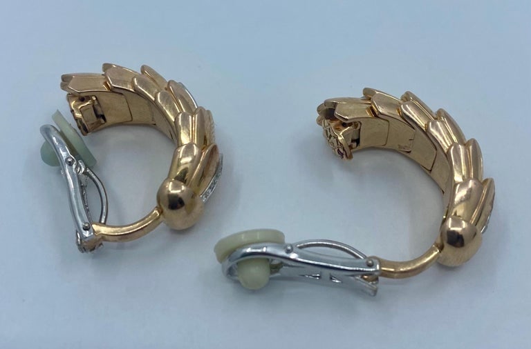 Vintage Roberto Coin Hoop Earrings - 4