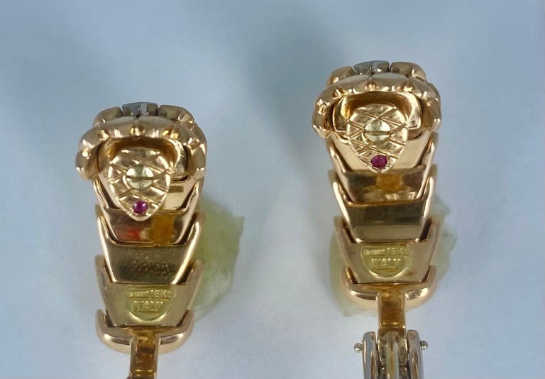 Vintage Roberto Coin Hoop Earrings - 5