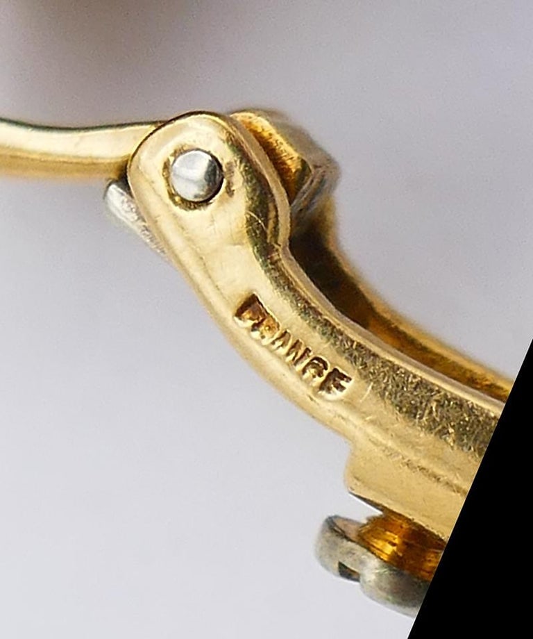 Vintage Cartier Earrings 18k Gold Clip-On Estate Jewelry - 10