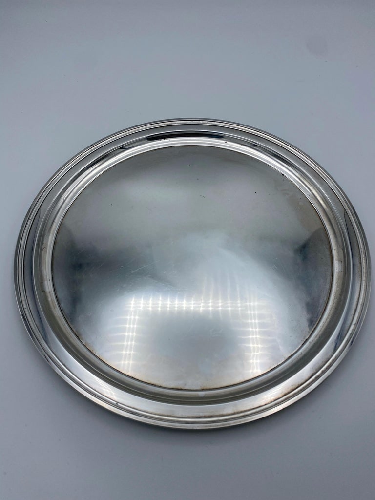Art Deco Tiffany & Co Sterling Silver and Crystal Vanity Set - 2