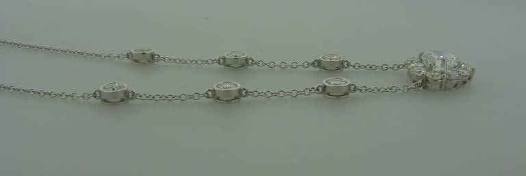 Heart Shaped Diamond GIA Gold Pendant Necklace - 6