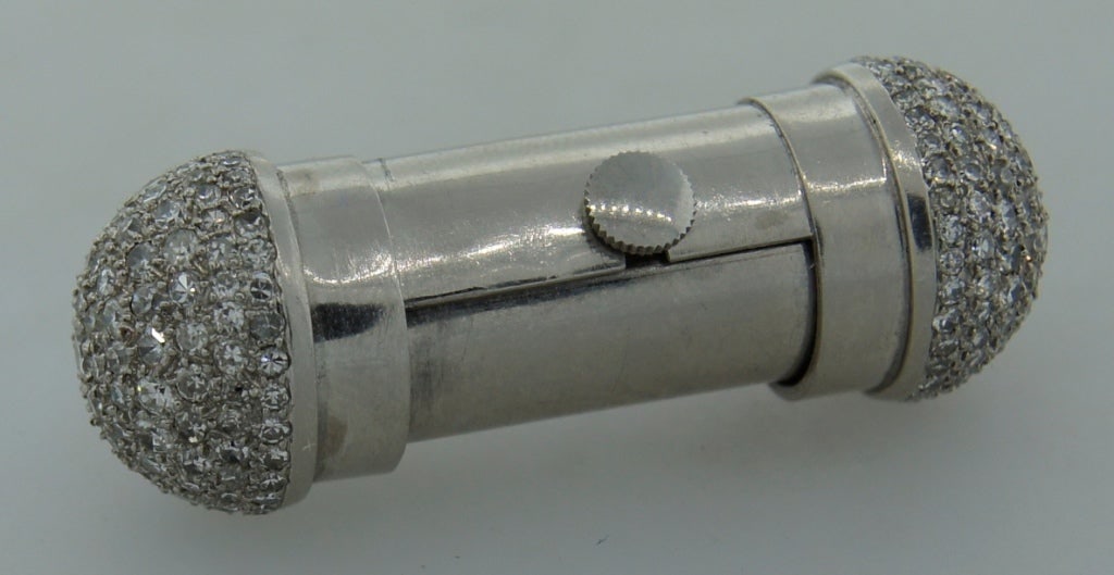 FLATO Platinum and Diamond Travel Watch - 3