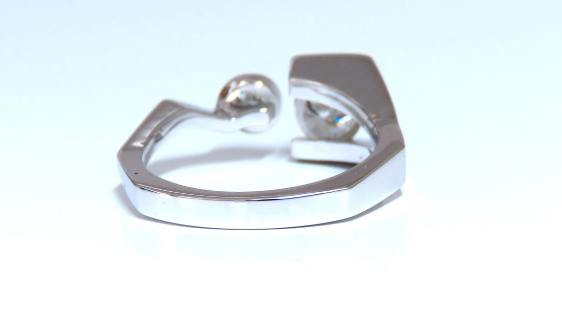 GIA Certified .93ct Natural Diamond Ring Mens Deco Prime 14kt - 4