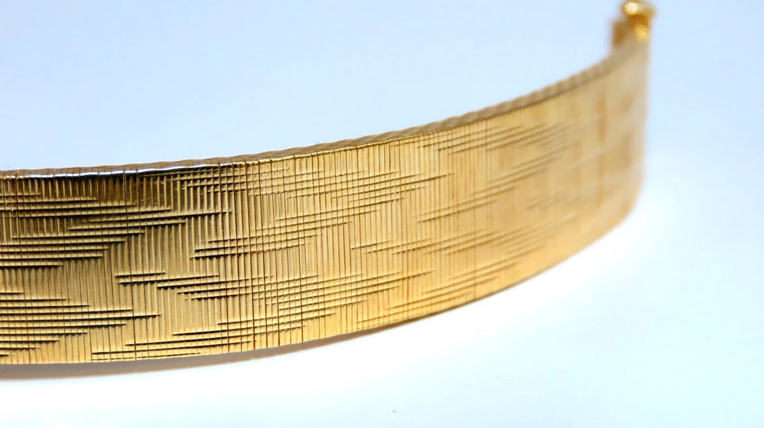 Tiffany & Co Vintage Gold Watch 18kt 6.5 inch - 3