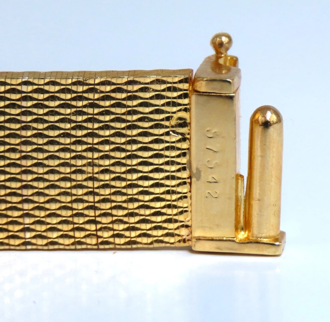 Tiffany & Co Vintage Gold Watch 18kt 6.5 inch - 5
