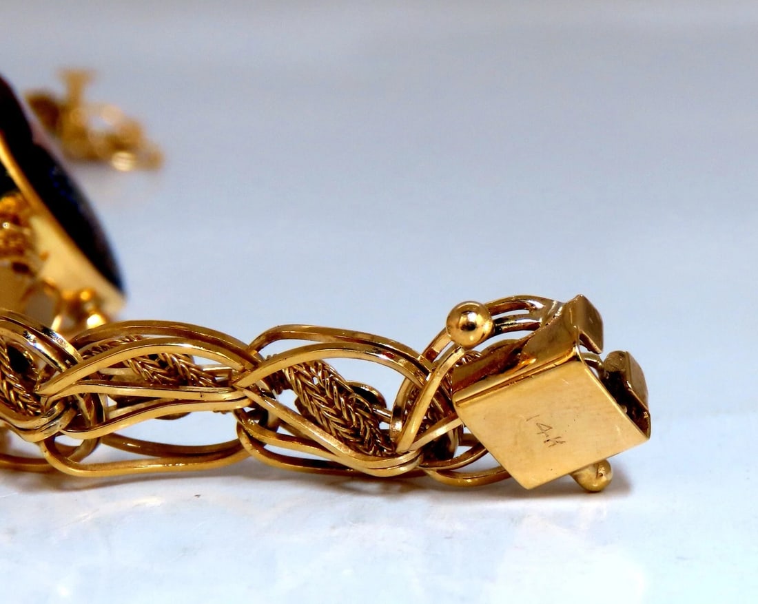 Virgin Mary Bracelet 14kt Gold 21 Grams France - 4