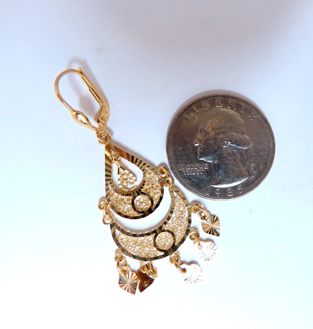 Bohemian Deco 14kt Gold Earrings 14kt - 2