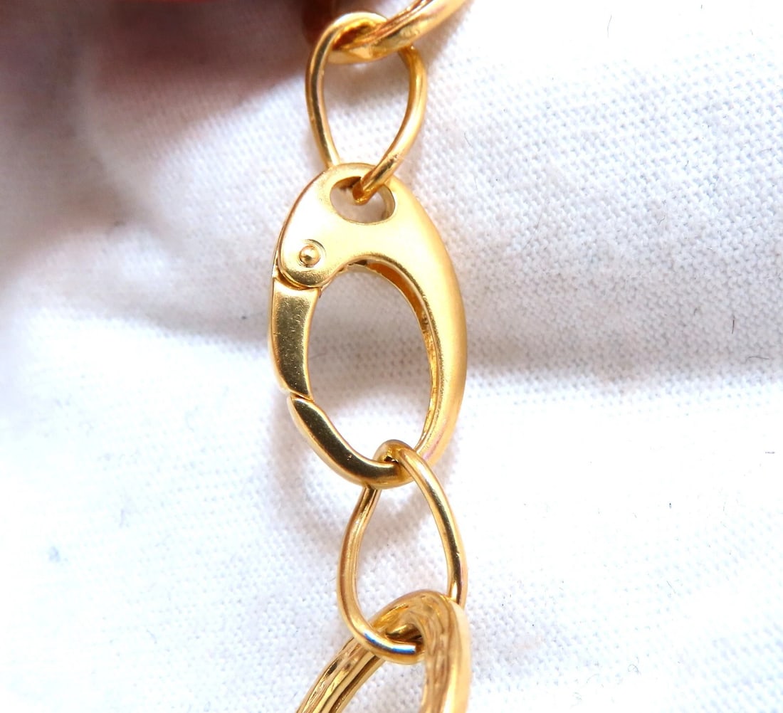 110ct Natural Topaz 14kt gold Necklace - 4