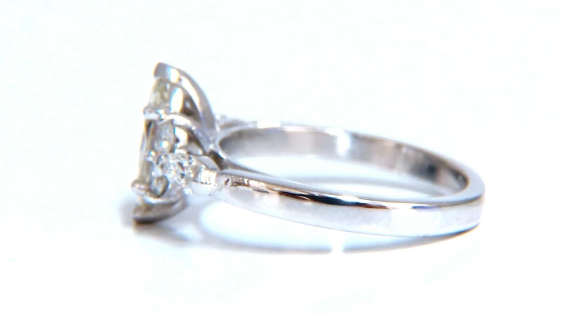 GIA Certified .72ct Natural Marquise Diamond 14kt - 5