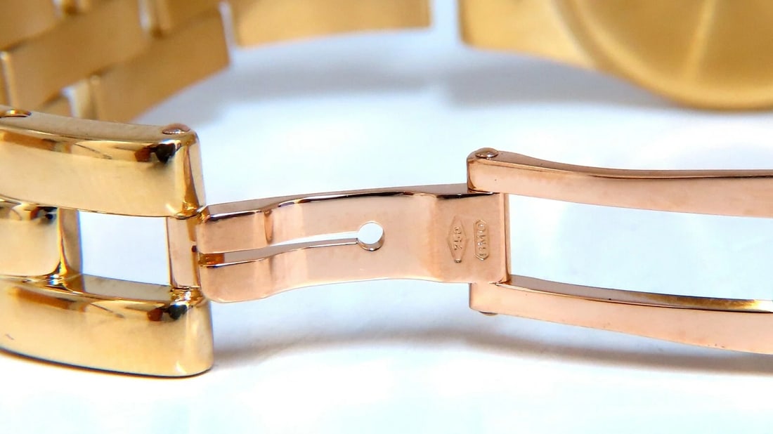 Baume Mercier ladies diamond gold watch 18kt gold - 4