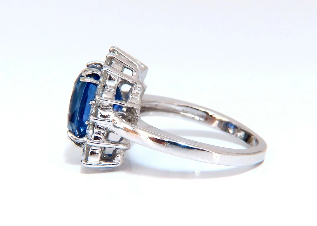 GIA Certified 5.05ct Natural No Heat Color change Sapphire Diamonds Ring 14kt - 2