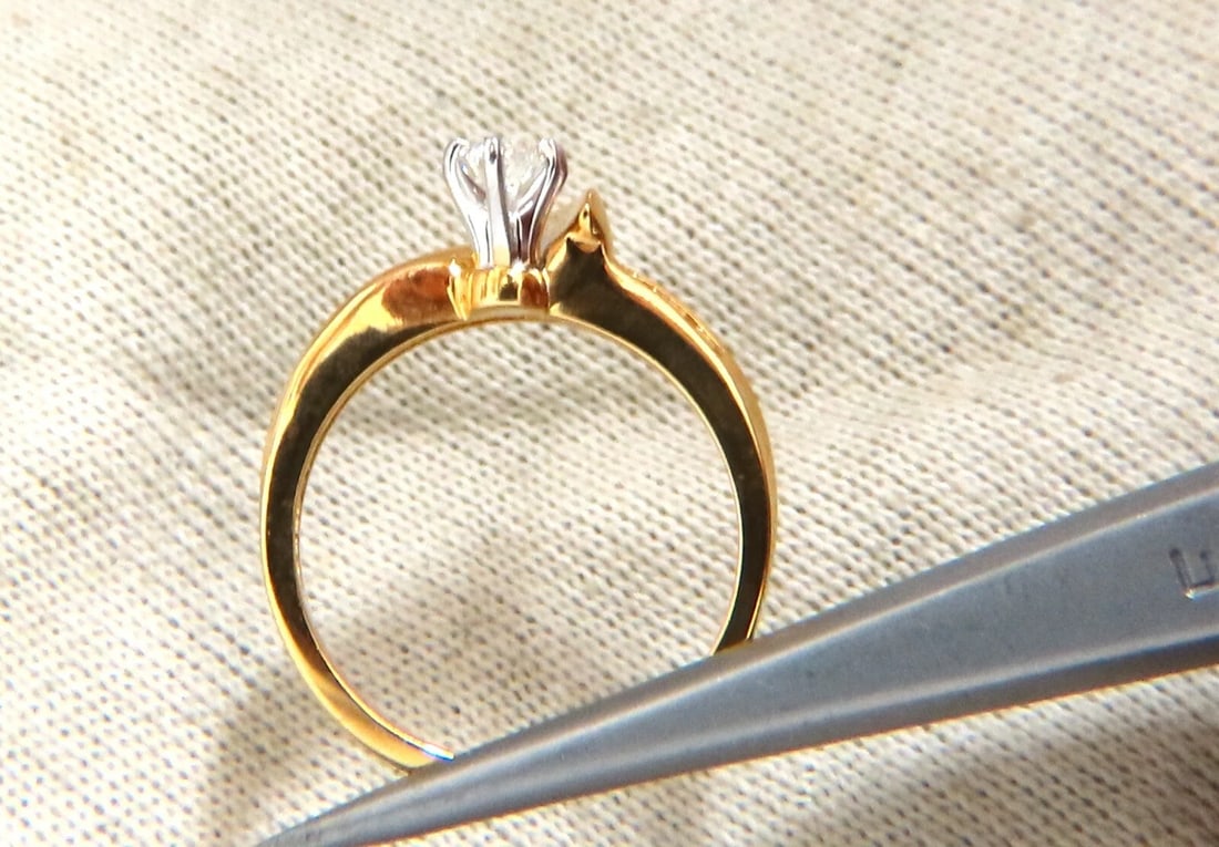 .30ct Natural Marquise Diamond Ring 14kt gold - 7