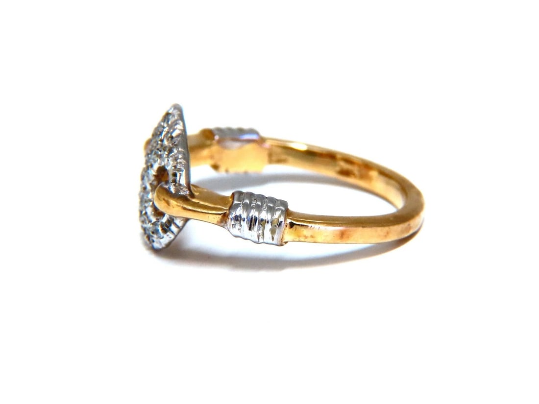 Mariner Sailor Slip Knot .30ct Natural Diamonds Ring 14kt - 2