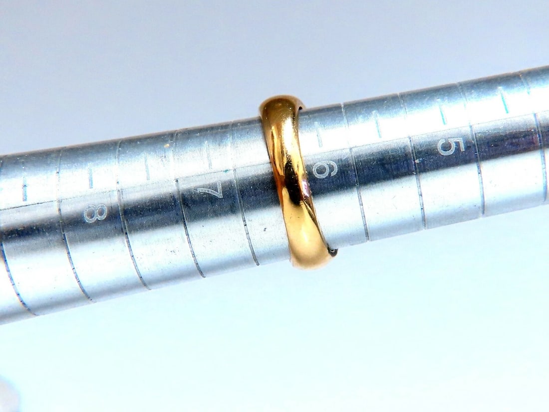 .85ct Natural Round Diamonds Watermelon Wedge Band 14kt Gold - 4