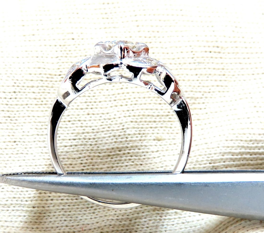 .45ct Vintage Revival Natural Diamonds Ring 14 Karat - 4