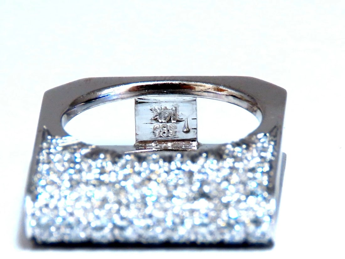 2.00ct Natural Round Diamonds Fold Over Ring Mod Deco 14kt - 4