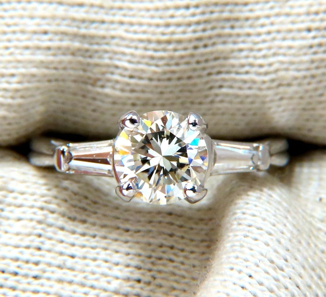 GIA Certified 1.01ct L/VS1 Diamond Engagement Ring Platinum Prime - 3