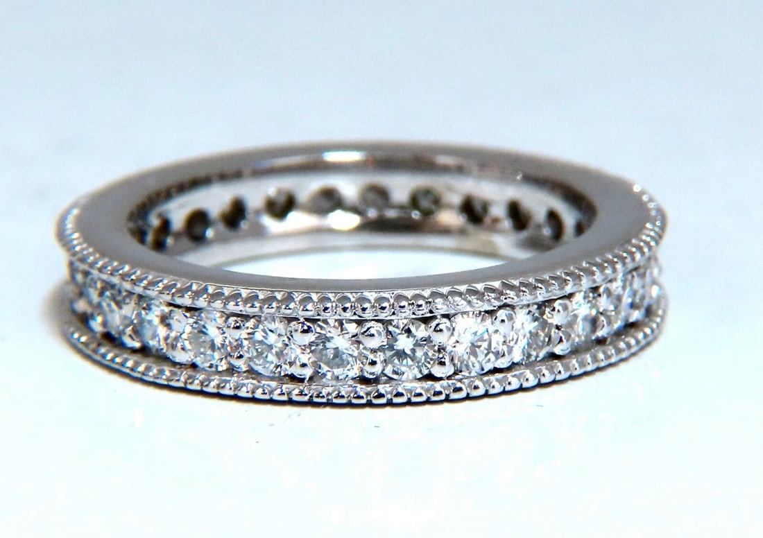 GIA Certified 1.86ct Natural Sapphire Diamonds Ring & matching eternity band - 8