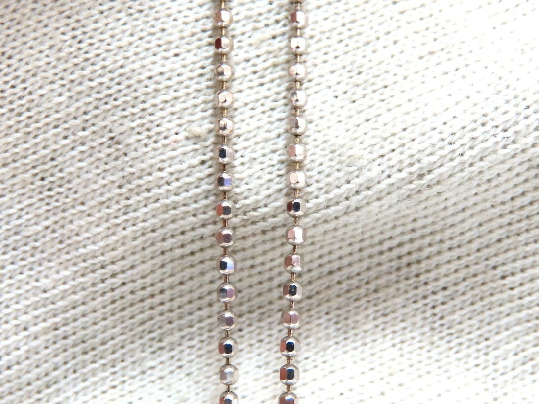 .33ct Natural Diamonds Dangle Necklace 14kt - 3