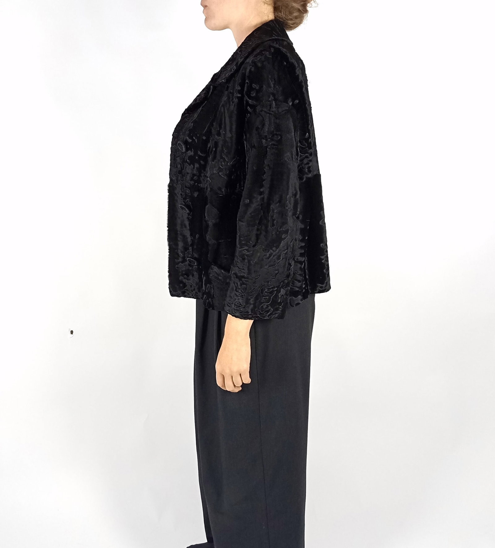 BROADTAIL PERSIAN LAMB FUR JACKET EU: L ; US: 16 - 10