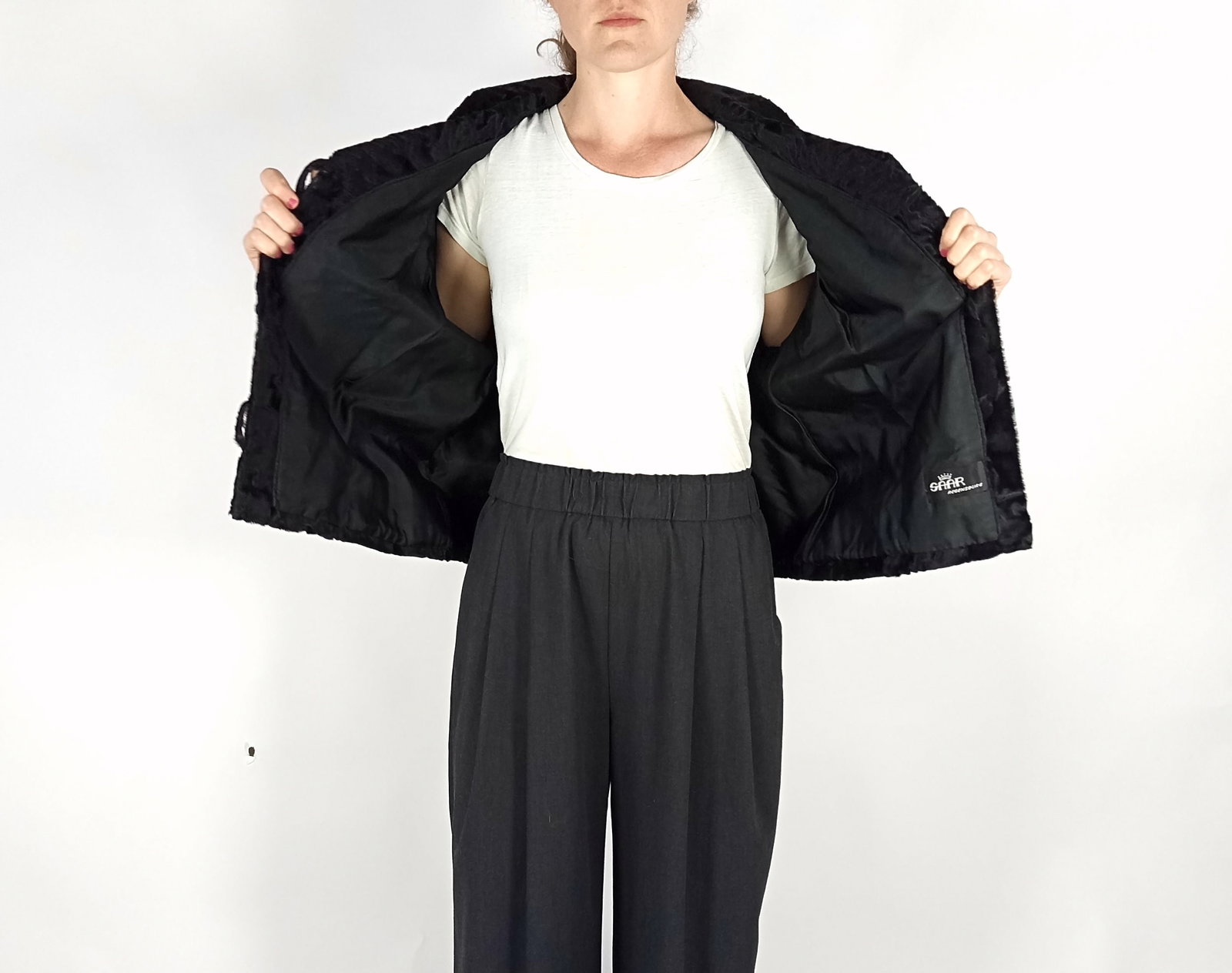 BROADTAIL PERSIAN LAMB FUR JACKET EU: L ; US: 16 - 5